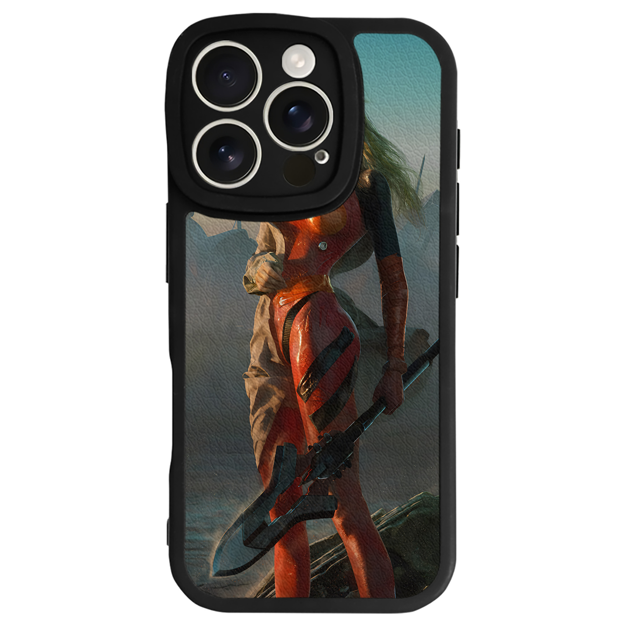 （画像用） EVA 新世紀エヴァンゲリオン 【iPhone 16シリーズ対応】シリコンスマホケース（レザー調） 材質：シリコン